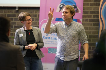 Impro Theater mit "Die Stereotypen - Improtheater Bielefeld" auf dem Tag der Nachhaltigkeit 2025. | Foto: IZGS