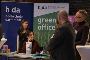 Hochschule Darmstadt und Green Office auf dem Tag der Nachhaltigkeit 2025. | Foto: IZGS