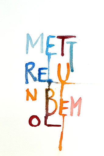 "Mettre un bémol" -20cm x 30cm - FESTOR Astrid © 2021