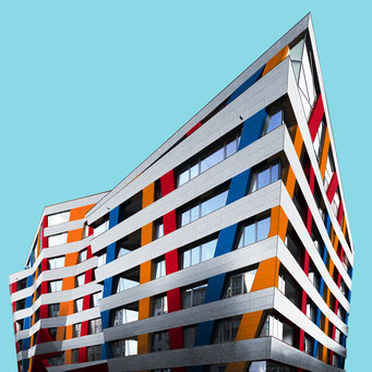 Sapphire - Berlin colorful facades modern architecture photography 