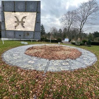 Anfertigung von 12 Sternzeichen aus Messing für den Gertraudenfriedhof in Halle. - nachguss.de