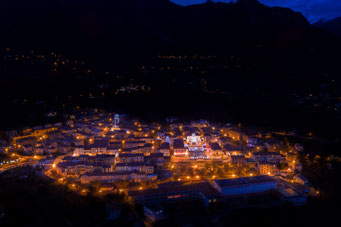 Illuminations de Roquebillière - avec le drone