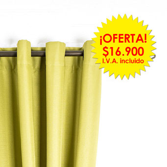 Set Cortinas confección Textiles Veratex en oferta - Santiago de Chile