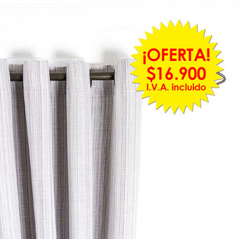 Set Cortinas confección Textiles Veratex en oferta - Santiago de Chile