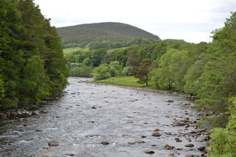 River Dee, Balmoral Castle, Royal Deeside, Aberdeenshire