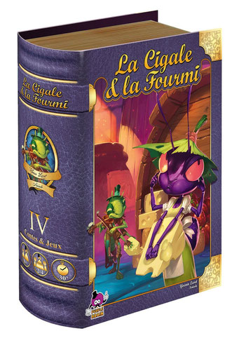 La cigale & la fourmi, édité par Purple Brain, basé sur la fable de La Fontaine