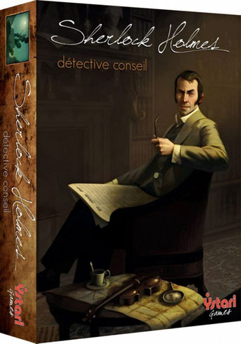 Sherlock Holmes Détective Conseil, édité par Ystari, basé sur les romans de Sherlock Holmes