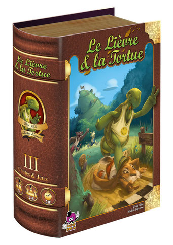 Le lièvre & la tortue, édité par Purple Brain, basé sur la fable de La Fontaine