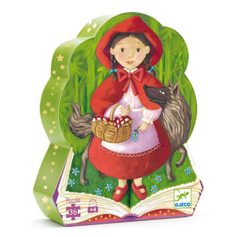 Puzzle "Le petit chaperon rouge", édité par Djeco, basé sur le conte