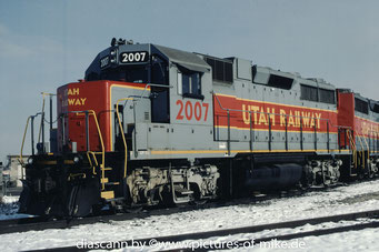 Utah Railway Comp. #2007 am 11.11.2000 in Midvale / UT (Foto Sammlung Mike Röntsch)