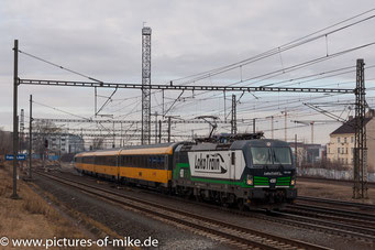 11.3.2018 in Praha-Liben mit RJ 1033 Praha-Hl.n. - Wien-Hbf.
