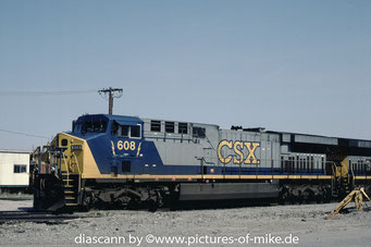 CSX #608 am 28.4.2001 in Boston / MA (Foto Sammlung Mike Röntsch)