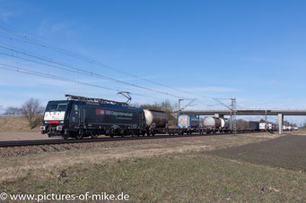 MRCE 189 112 am 5.3.2018 bei Graben-Neudorf (für SBB-Cargo)