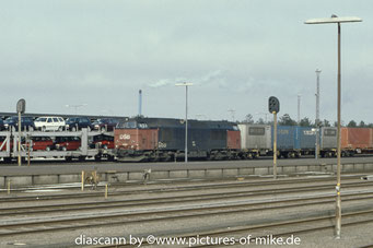MZ 1460 (Fabriknr. 3026 / 1978) am 4.3.1994 im Hafen von Rodby Faerge.