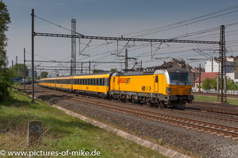 29.4.2018 in Praha-Liben mit RJ 1035 Praha hl.n. - Wien-Hbf.