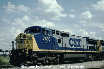 CSX #7893 im August 1996 in Mulberry / FL (Foto Sammlung Mike Röntsch)