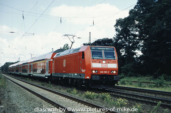 146 105 am 5.8.2008 in Langwedel mit RE Bremen - Hannover