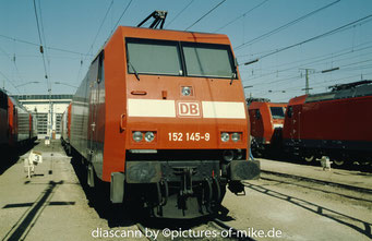 152 145 am 18.4.2003 in  Mannheim Rbf. abgestellt