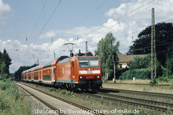 146 124 am 5.8.2008 in Langwedel mit RE 4419 Norddeich - Hannover