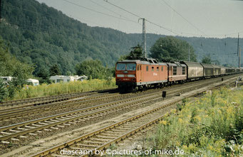 180 003 am 10.08.2002 mit 180 016 in Königstein