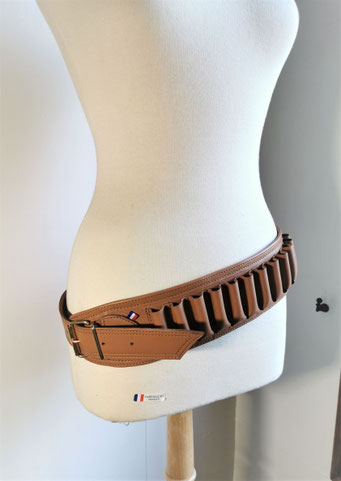 CUIR ARTISANAL CARTOUCHIERE CHASSE CUIR