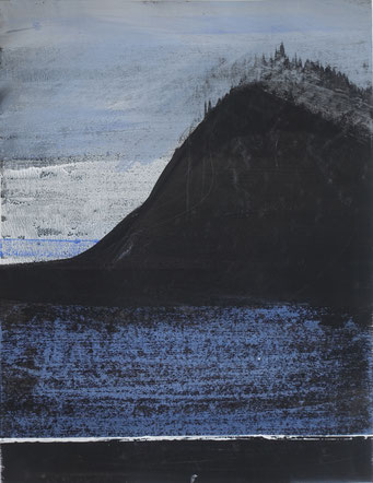 "22-024", 65x50, acrylique sur papier, 2022