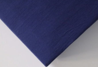 Spannbettlaken mit hohem Seitensteg in Farbe navy aus 100% reiner Baumwolle