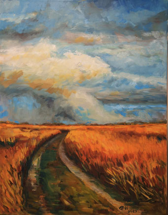 One Of These Days  Öl/Lwd. 70x90cm