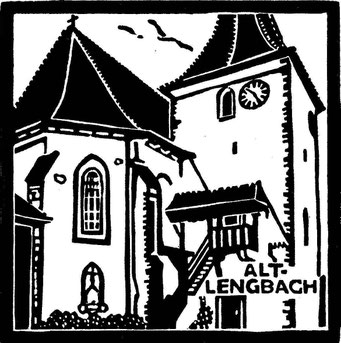 Wehrkirche. Steht am Gelände der verschwundenen Burg der "Hochfreien von Lengenbach".