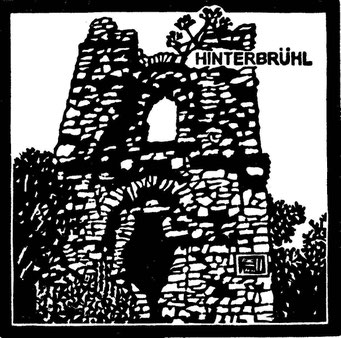 Ruine Römerwand. 1826 als "Romantisches Bauwerk" von Fürst Liechtenstein errichtet.