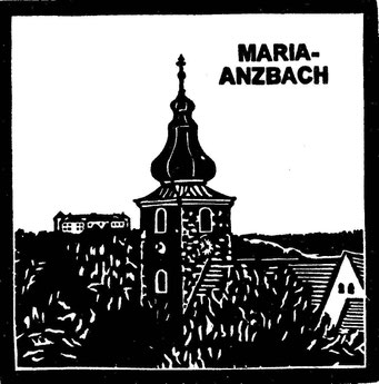 Wehr- und Wallfahrtskirche. Im Hintergrund die Burg Neulengbach.