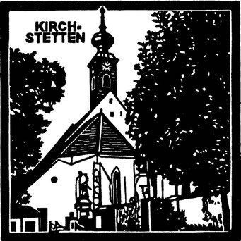Gotische Kirche mit barocker Inneneinrichtung.