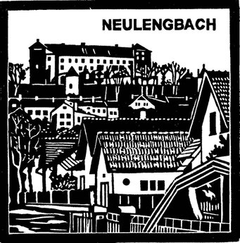 Blick auf die Burg Neulengbach, Ende 12. Jhd.