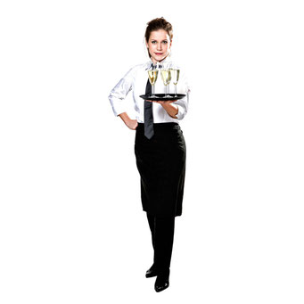 NOEMI RADWAN, IM CATERING SERVICE - SICHER UNSER BEKANNTESTES CATERING GESICHT