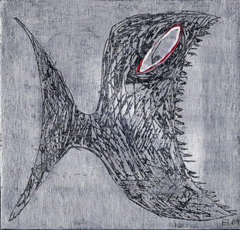 Dangerous Fish, acr. s/lienzo, 2002