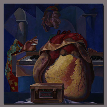 23-  Human Organ Painting- artist kaikaoss