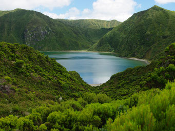 Caldera de l’île de Faial (Les Açores)