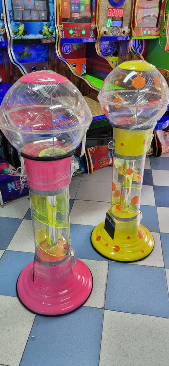 Dispensador de dulces, Dispensador de chicles, Dispensador de pelota loca, dispensador de sorpresas, dispensadora de dulces