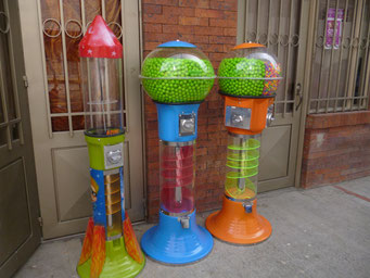 Dispensador de dulces, Dispensador de chicles, Dispensador de pelota loca, dispensador de sorpresas, dispensadora de dulces