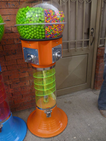 Dispensador de dulces, Dispensador de chicles, Dispensador de pelota loca, dispensador de sorpresas, dispensadora de dulces