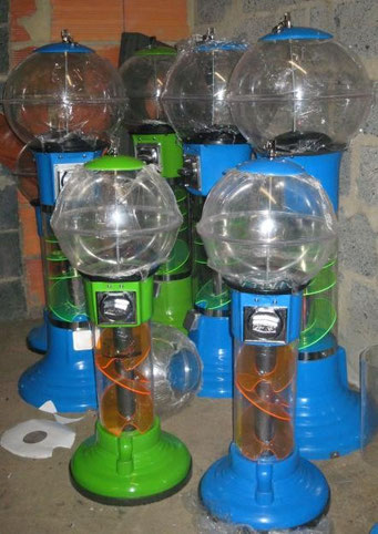 Dispensador de dulces, Dispensador de chicles, Dispensador de pelota loca, dispensador de sorpresas, dispensadora de dulces