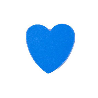 Herz Mittelblau