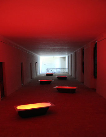 Bains de sang - installation - 2012