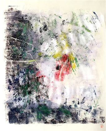 Vernal IV-Monotype, 47x42 cm