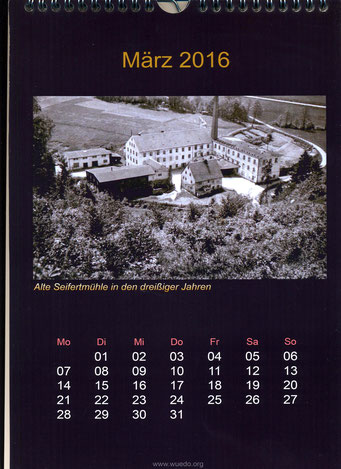 Wandkalender Wünschendorf 2016