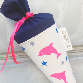 Schultüte Delfin