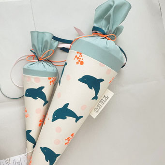 Schultüte Delfin
