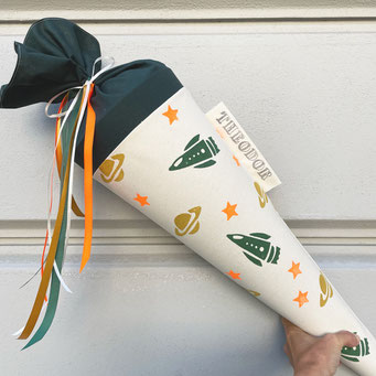 Schultüte Rakete