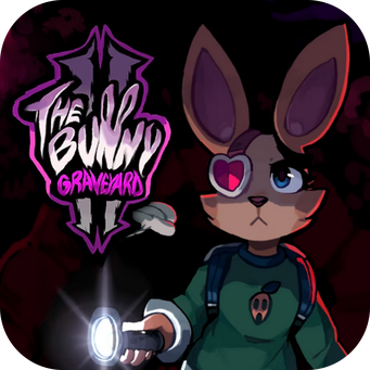 The Bunny Graveyard II Logo Button