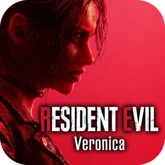 Resident Evil Veronica Logo Button